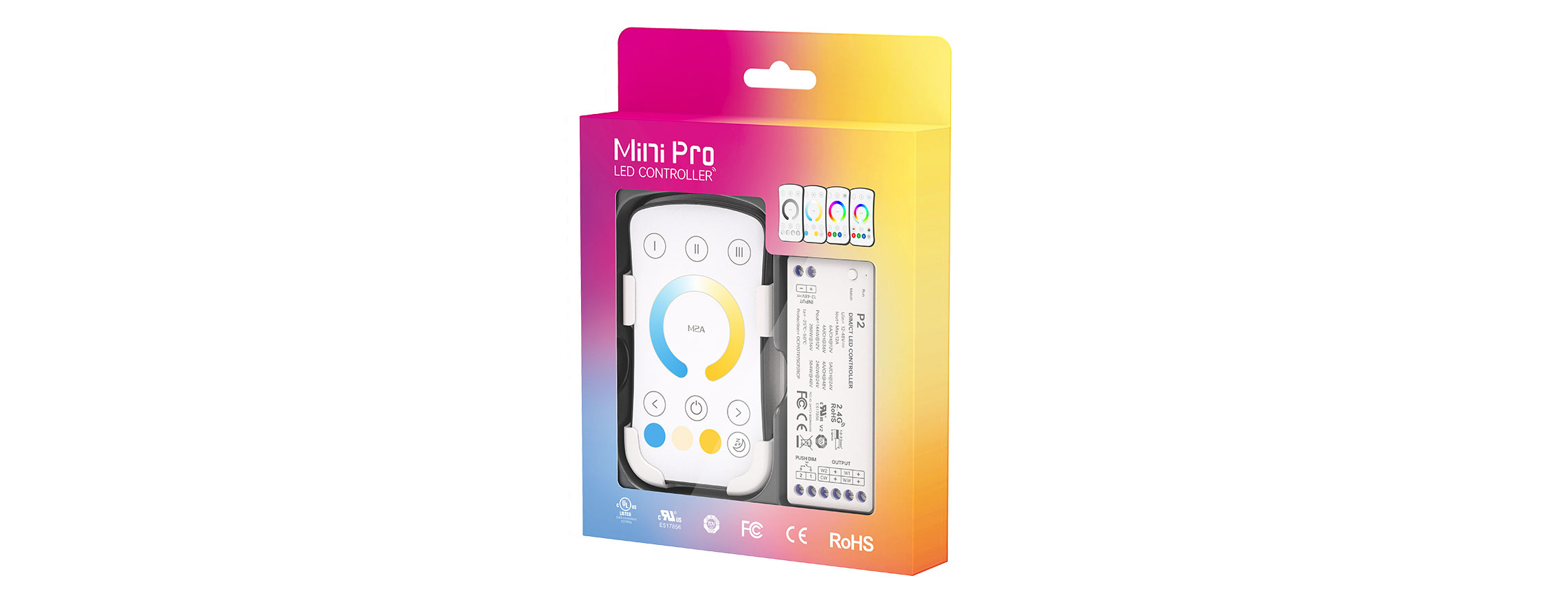 CT RF 2.4G Wireless LED controller M2A+P2(Single-zone)