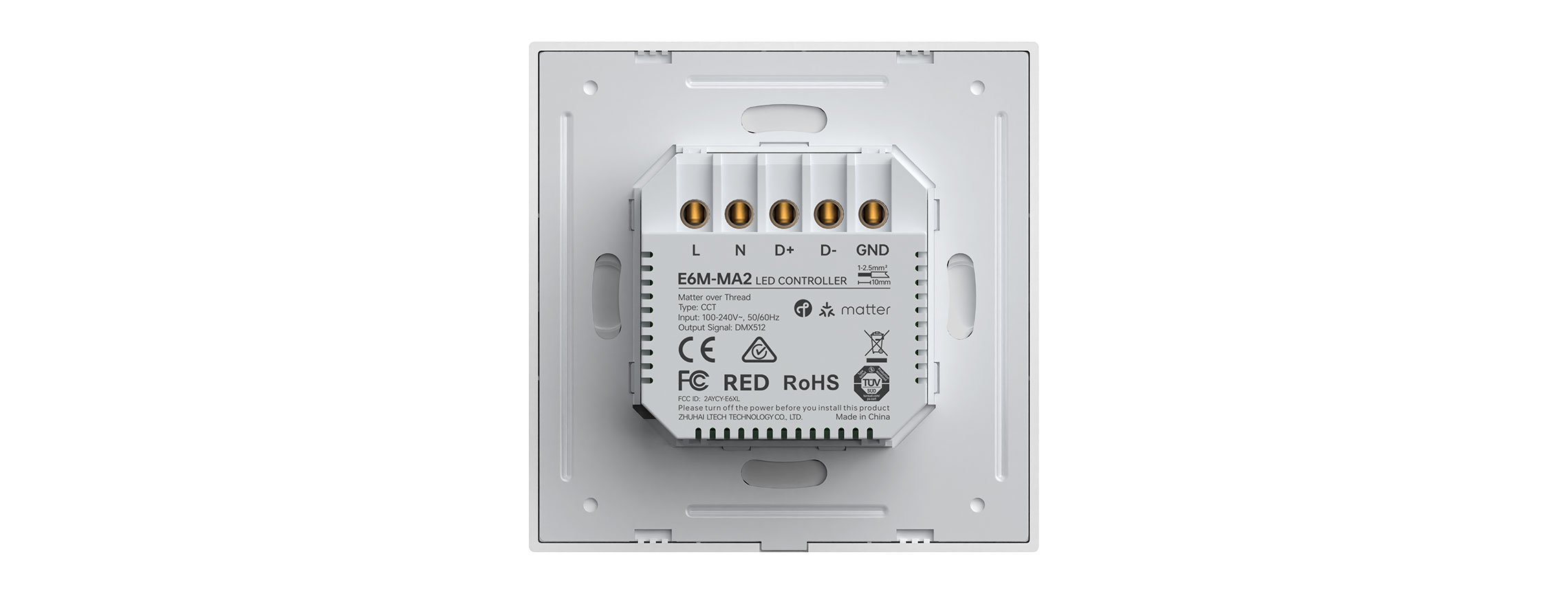 NFC可编程 Matter-DMX512 色温旋钮面板 E6M-MA2