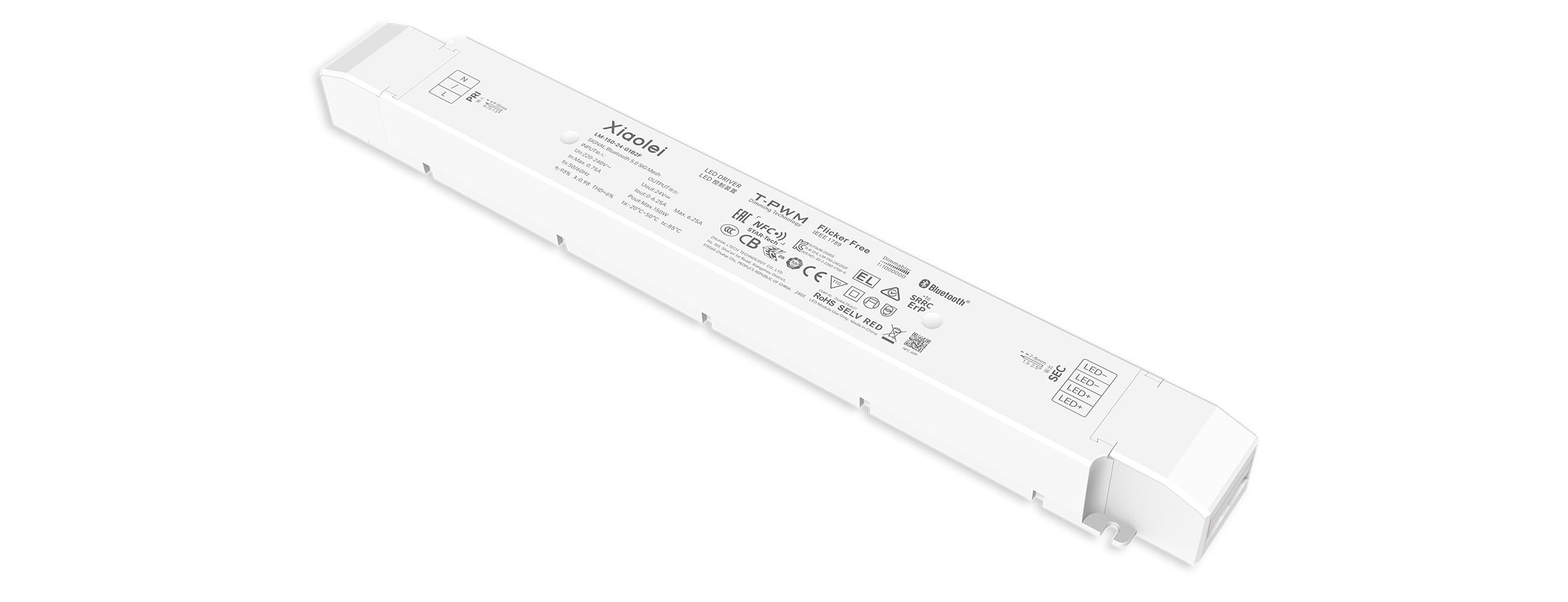 150W 24V NFC CV Bluetooth 5.0 LED Driver LM-150-24-G1B2F
