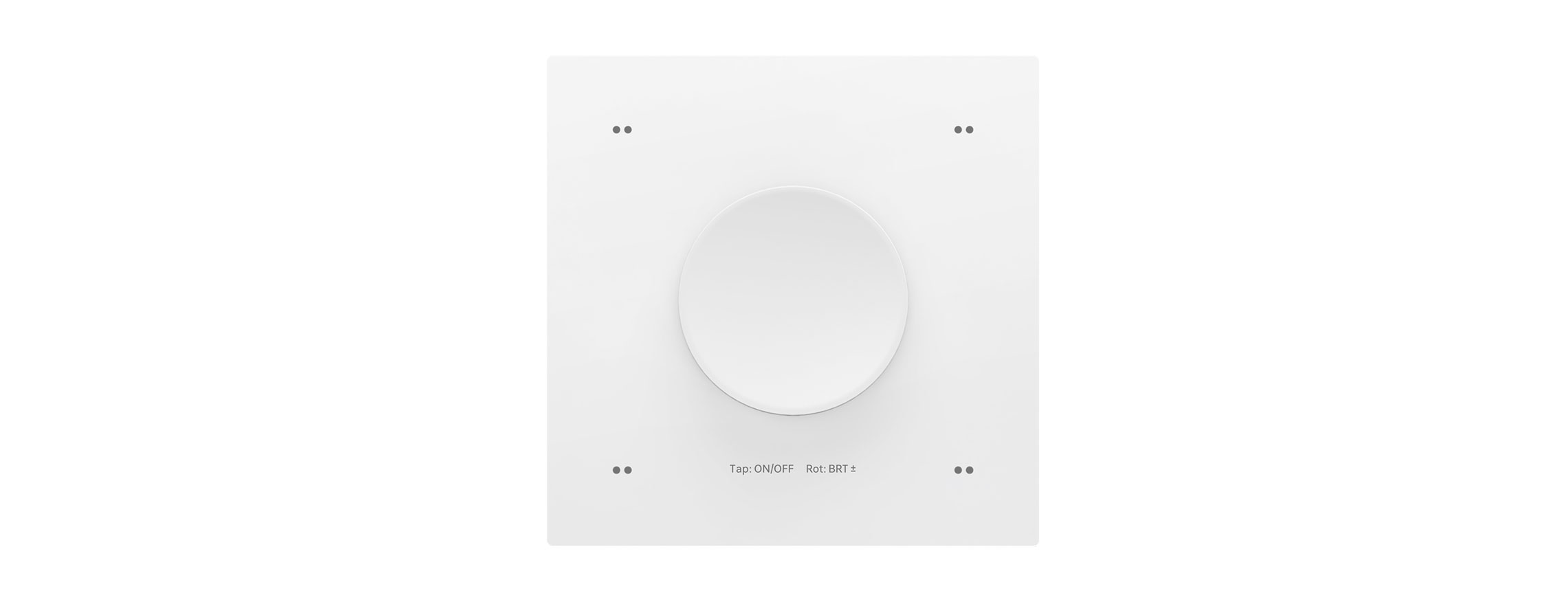 NFC可编程 Matter-0-10V 调光旋钮面板 E6A-MA1