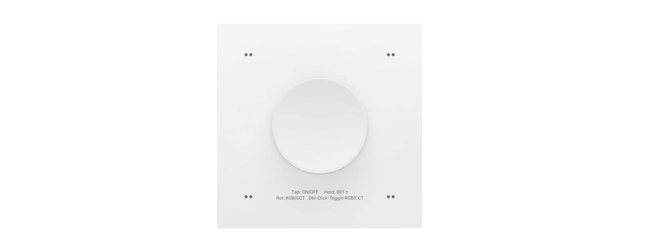 NFC可编程 Matter-DMX512 RGBCW旋钮面板 E6M-MA5