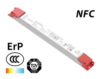 60W 500-1500mA NFC DALI-2 DT6/DT8  CC Linear tunable white Driver LF-60-500-1500-G2D2 (External)