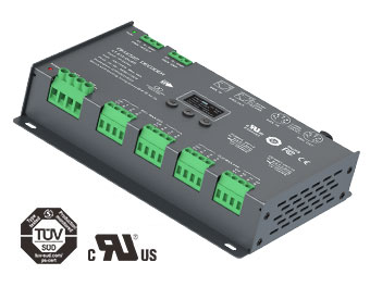 12路 DMX解码驱动器 LT-912-OLED